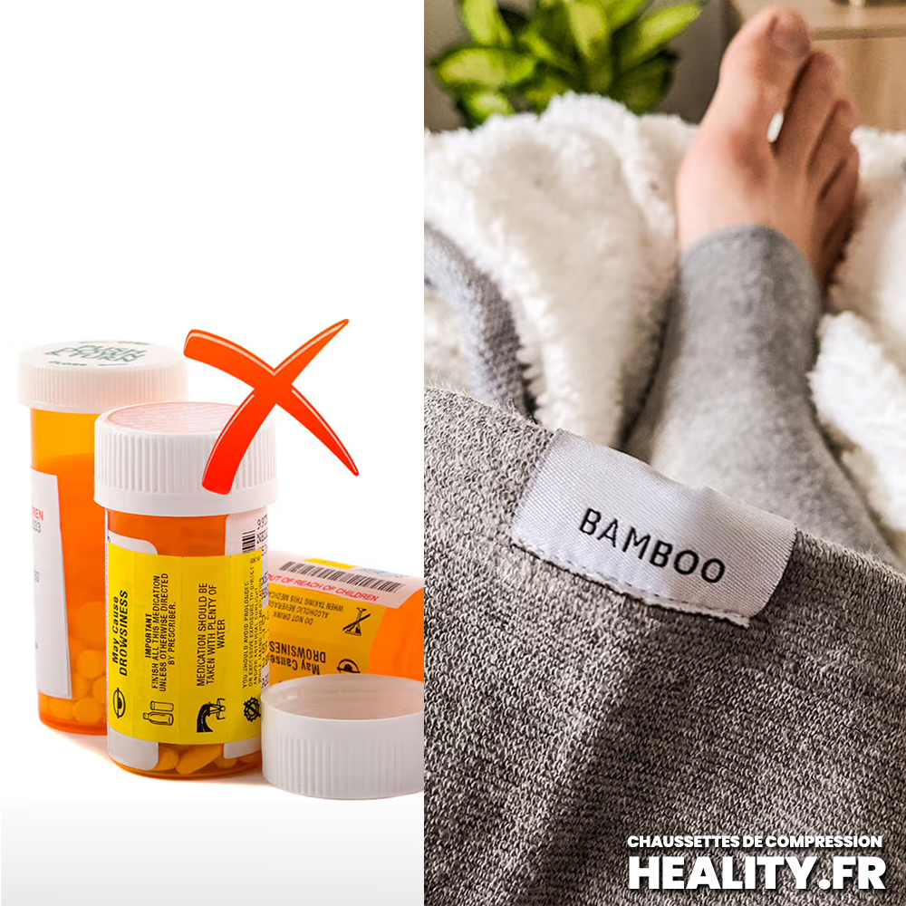 Chaussettes de Compression pour Pied Diabétique et Neuropathie