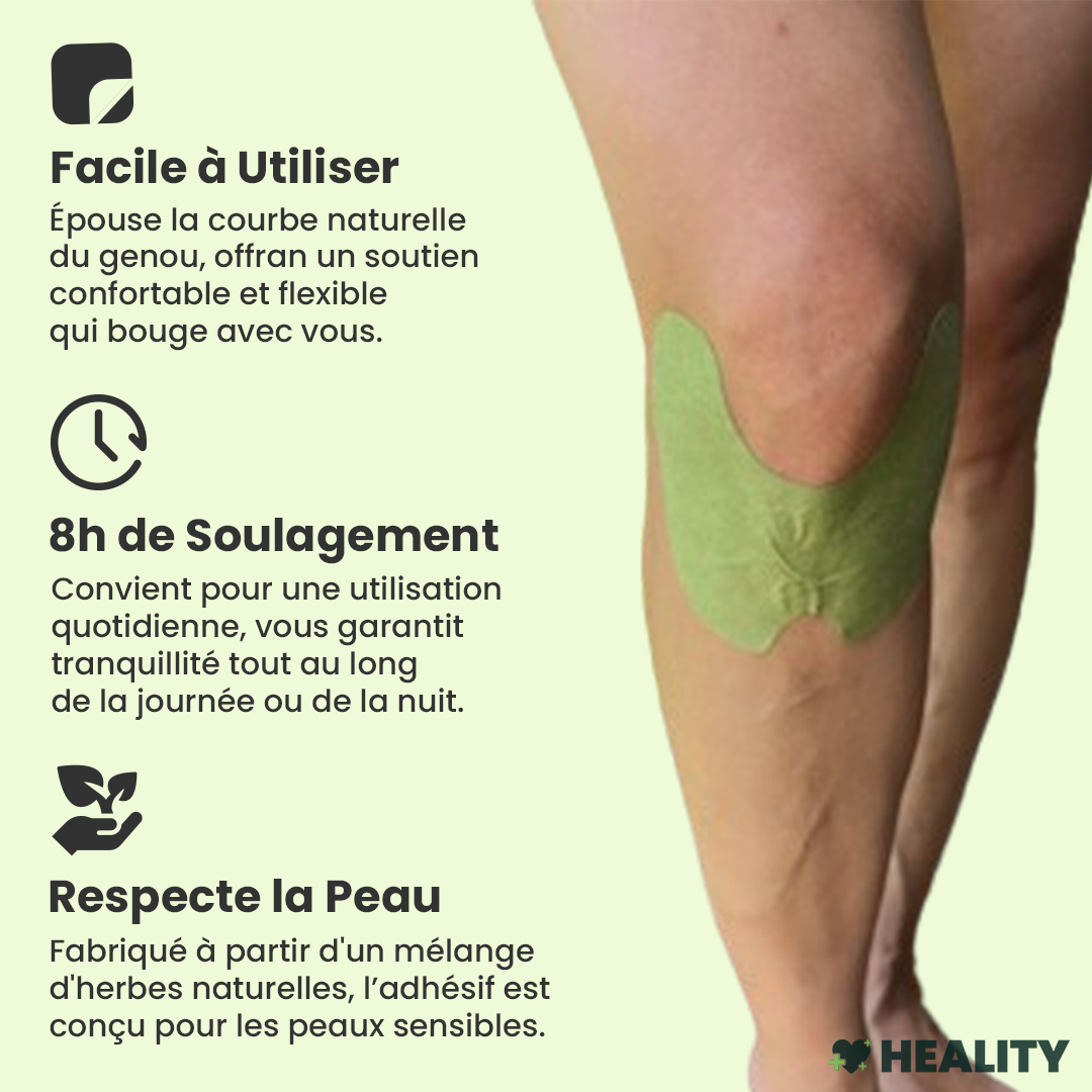 Patchs Genou 100% Naturels