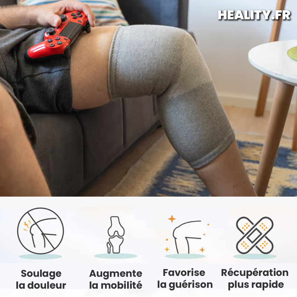 genouillère-compression-raideur-gonflement-genou