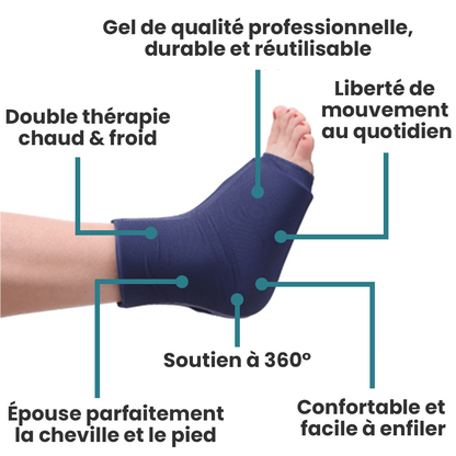 Manchon Thérapeutique pour Douleurs au Pied et à la Cheville